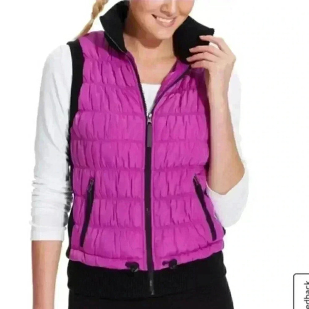 Calvin Klein Performance Quilted Purple Puffer Vest Women’s Sz‎ Small